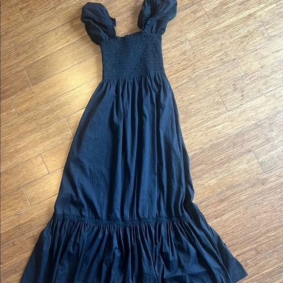 chinese dress ladies La Ligne Albertine Dress | Print/Blue | Size S